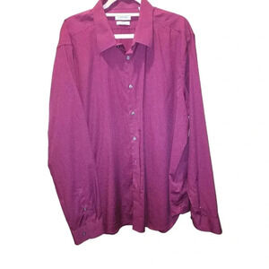 Calvin Klein Steel Slim Fit Button-Down Men's 2XL